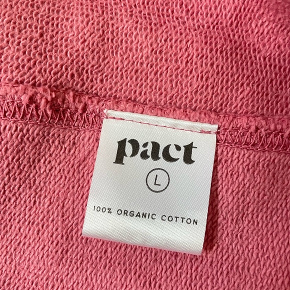 Pact Long Sleeve Pink Hoodie Dress - Picture 6 of 10